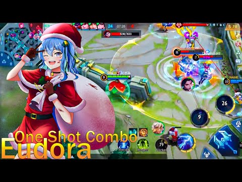 Eudora One Shot Combo 100% Shocked Build Top 1 Global | Mobile Legends Bang Bang