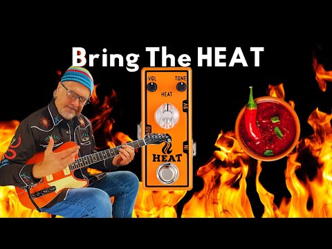 Tone City Lil Heat Overdrive, HOT Overdrive Guitar Effect Pedal True Bypass image 7
