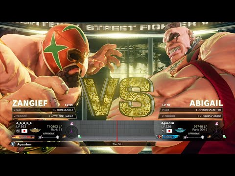 SFV Champion Edition🔥 ASASE (Zangief) Vs Agoaniki (Abigail) 🔥 Online Match's 02-08-2023