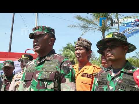 Danrem 064/Maulana Yusuf Tinjau TMMD 129 Pandeglang, Salurkan 50 Ribu Liter Air Bersih dan Sembako di , Patia.