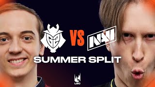 G2 vs NAVI, UN MATCH IMPORTANT POUR LES PLAYOFFS (LEC Summer Split 2026)
