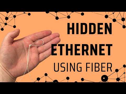 Hidden ETHERNET at home using FIBER