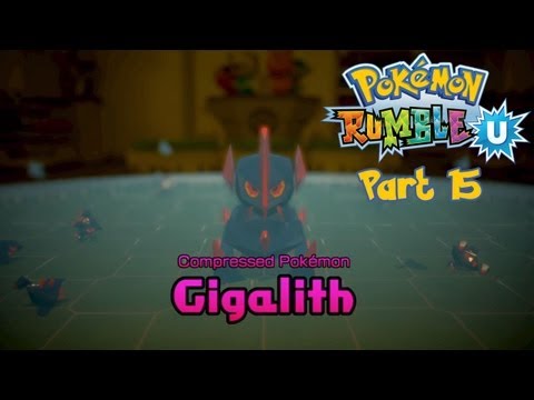 Pokemon Rumble U (English) - Part 15: Toy Shop - Entranceway (Ursaring, Tyranitar & Gigalith)