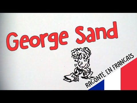 Biographie courte de George Sand en dessin