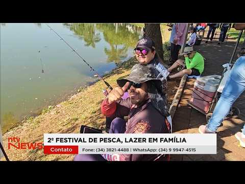 Festival de Pesca reúne famílias e movimenta a Orla da Lagoa Grande em Patos de Minas