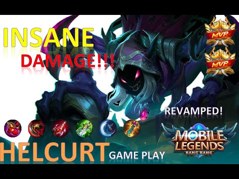 BUFFED HELCURT INSANE BURST DAMAGE | MOBILE LEGENDS