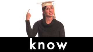 Learn how to spell know with TheSpellMom!