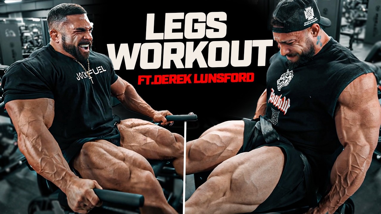 FULL LEG DAY | RAMON DINO AND DEREK LUNSFORD ON THE LIMIT