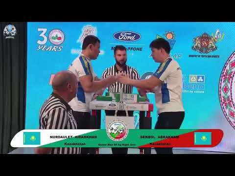 Aidarkhan Nurdaulet vs Bekbol Abrakham | Up to 85 kg | XLVI WORLD ARMWRESTLING CHAMPIONSHIP | 2025