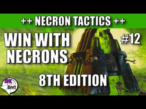 Necron Tactics 8th Edition - Tesseract Vault and Transcendent C'tan Tactics