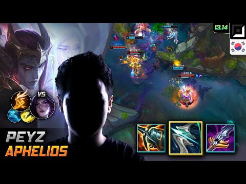 Peyz Aphelios Adc Build Galeforce Fleet Footwork - LOL KR GrandMaster Patch 13.14