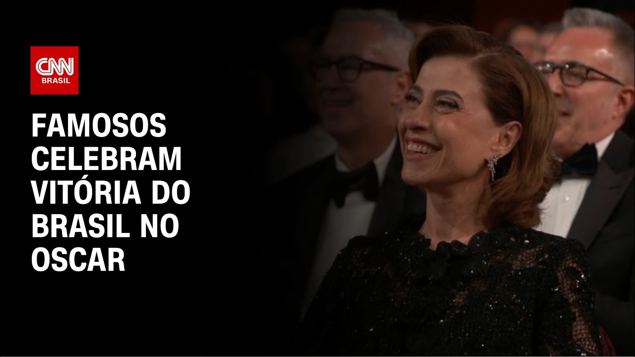 Famosos reagem ao primeiro Oscar da história do Brasil | LIVE CNN