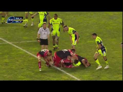 Tuisova (The Bulldozer) first try 2017 against Sale Sharks.