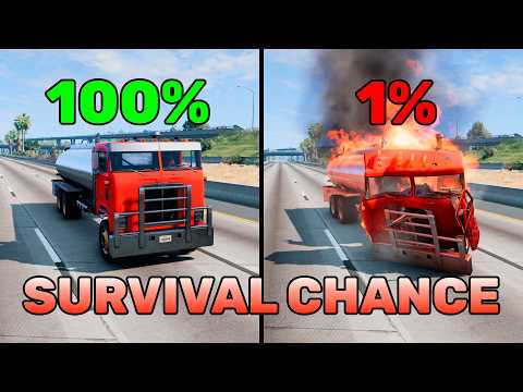 BeamNG.drive Realistic Crashes #28 | Epic Survival Chance Test