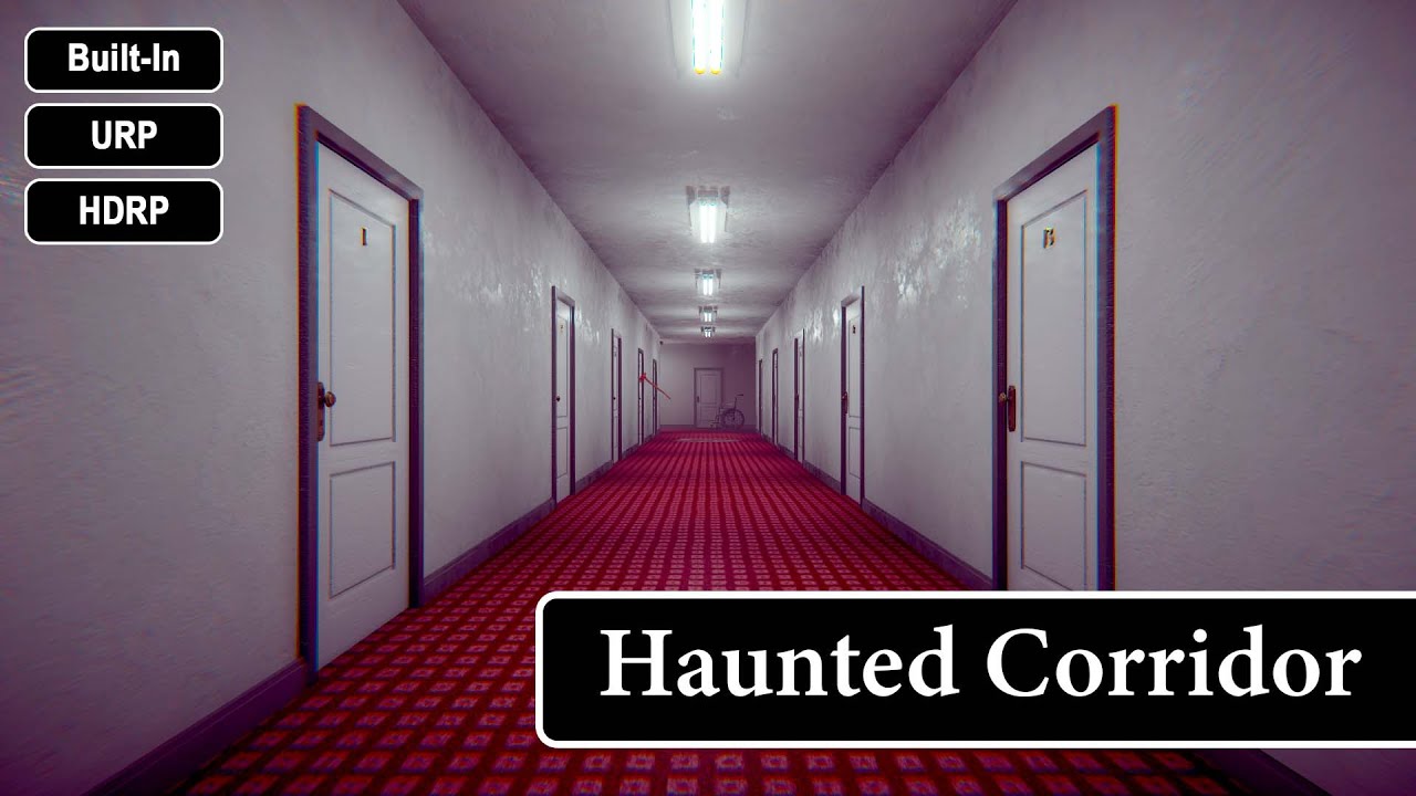 Haunted Corridor Assets 3D for Unity