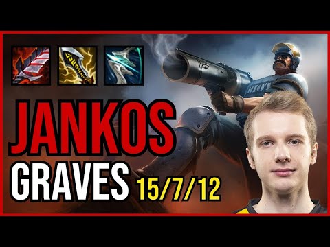 JANKOS - GRAVES vs. OLAF Jungle | EUW CHALLENGER | PATCH 10.25