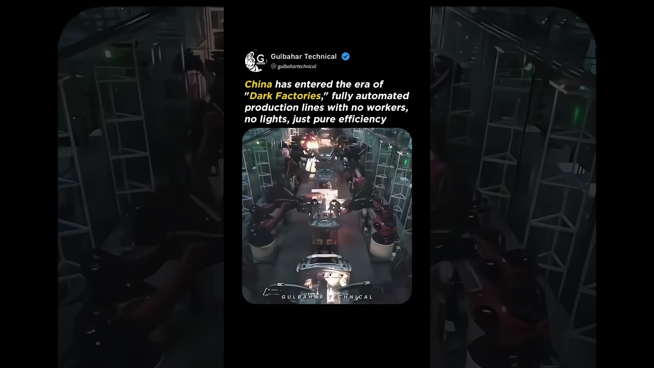 China’s DARK FACTORIES – No Workers, Just Robots! 🤖🚀 l Unmanned Factory