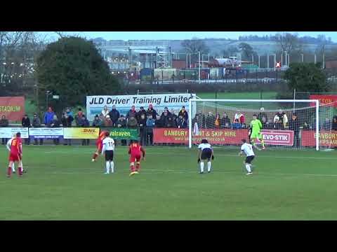 Banbury United 3 Royston Town 0 - 9th Dec 2017 - Match Highlights
