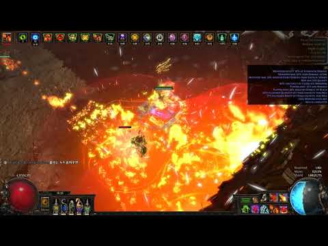 path of exile 3 8 Assassin FireBall pit of the chimera