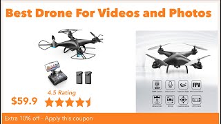 Holy Stone HS110D FPV RC Drone with 1080P HD Camera, 3D Flip, WiFi-Gravity Sensor, Voice Control