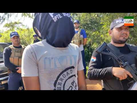 Comisario Rubén Llanes director de Policía de Canindeyú habla sobre detenciones en Itanarä