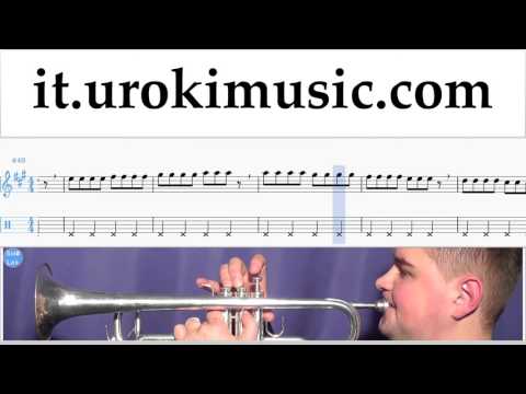 Lezioni di Tromba Pink - Just Give Me A Reason Parte#1 Melodia Tutorial Spartito Imparare