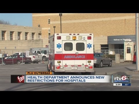 Indianapolis hospitals limit visitors because of flu outbreak