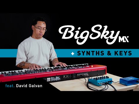 Strymon BigSky MX + Synths and Keys