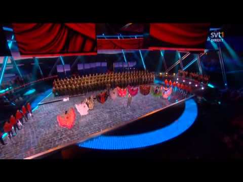 Red Army Choir & Moscow Military School   Russian Folk Songs Mix Live Eurovision Song Contest 2009