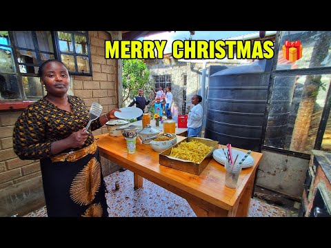 🔥🎄A Christmas Family Feast 🎄🍲 | Traditional Food in Our African Village