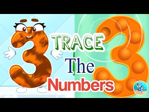 Learn Counting Numbers 1 To 10 - Wash The Numbers 3 - Numbers Song