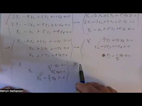 Linear Algebra - Lecture 6 - Fall, 2026