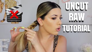 UNEDITED MAKEUP TUTORIAL *A MESS*