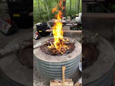 Full Fire Pit on site
