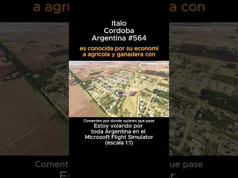 Italo, Cordoba desde el Microsoft Flight Simulator #Italo #cordoba #msfs #joaha45 #argentina