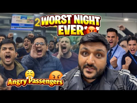 Delhi Airport Nightmare 😡 | Puri Raat Airport rehna pada || Angry Passengers
