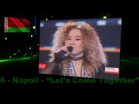 Eurovision 2017 - My top 13  Eurofest ( Belarus) national final