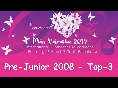 Miss Valentine Cup Tartu 2019 - PreJunior-2008 Top-3