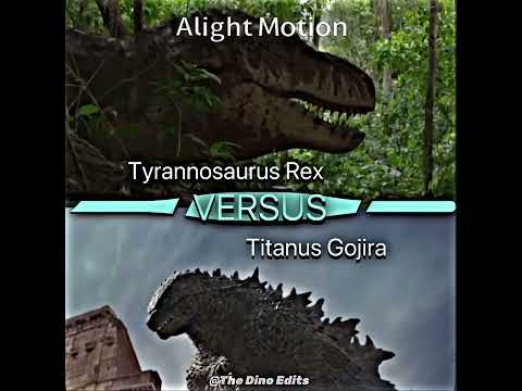 T.Rex VS Godzilla (Late April Fools Special) #shorts