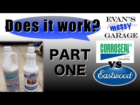Corroseal vs. Eastwood Rust Converter Challenge Part 1: Application