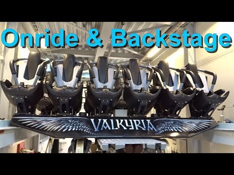 Liseberg Valkyria Onride POV + Backstage + Off Ride - Achterbahn Neuheit 2018 Dive-Coaster Valkyria