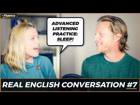 上級英会話レッスン #7: Sleep (本物の英語を字幕付きで学ぶ) (Advanced English Conversation Lesson #7: Sleep  (learn real English w/ subtitles))