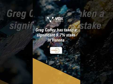 Renowned investor Greg Coffey has taken a significant 9.7% stake in Harena