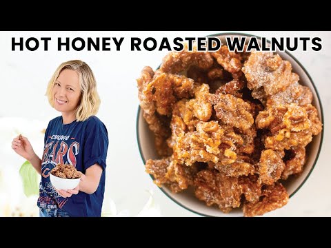 Hot Honey Roasted Walnuts Recipe | Sweet & Spicy Healthy Snack