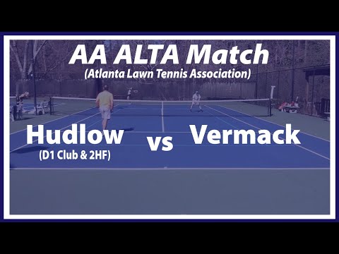 Highlights Two-Handed Forehand & D1 Club player vs Vermack (ALTA AA2)