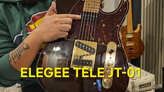 Video thumbnail for Elegee Tele JT-01 with Oyus of Gigi Vibes Band by ELEGEE CUSTOM GUITARS