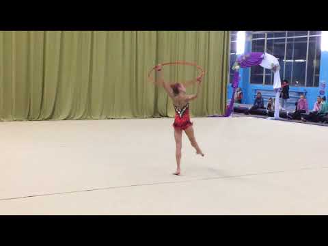 Valentirova Anastasiia Dnipro region Championship 10.2017 Hoop