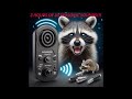 Raccoons And Rodents Repellent ULTRASONIC SOUNDS 3 HOURS Raccoonrepellentsounds Raccoon Racoon