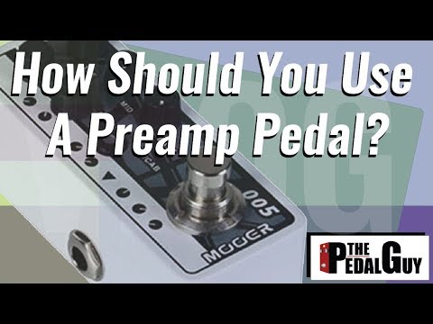ThePedalGuy VLOG How Should You Use Preamp Pedals featuring the Mooer 005 Brown Sound Preamp Pedal