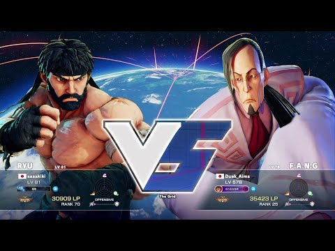 Sasaki (Ryu) vs Dusk (Fang)：ささき（リュウ）vs だすく（ファン）